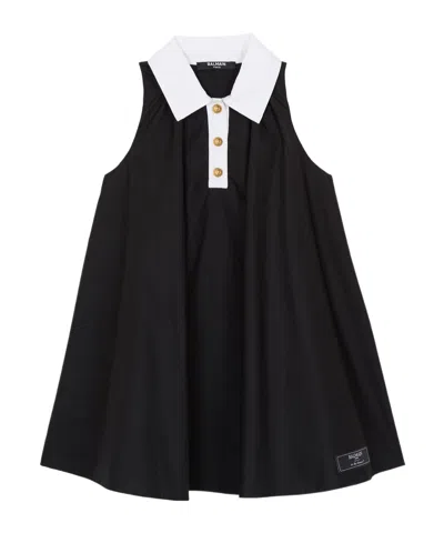 Balmain A-line Dress In Black