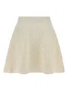 Balmain A-line Skirt In Neutral