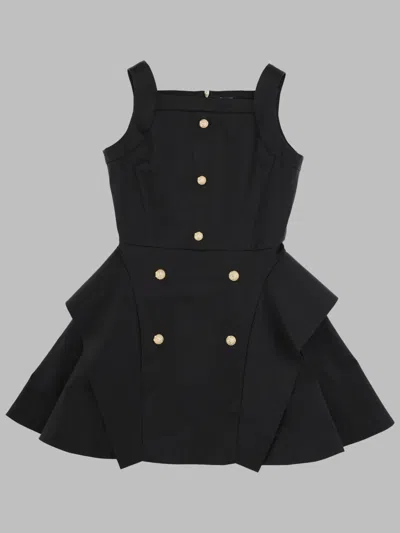 Balmain Abiti Tessuto In Black