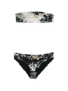 Balmain Abstract-print Bikini In Multi