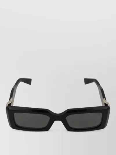 Balmain Acetate Square Sunglasses In Black