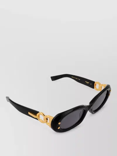 Balmain Acetate Sunglasses In Black