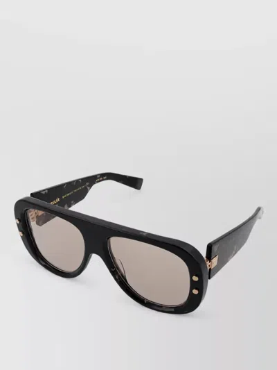 Balmain Acetate Sunglasses In Transparent