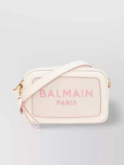 Balmain Adjustable Strap Gold-tone Hardware Shoulder Bag