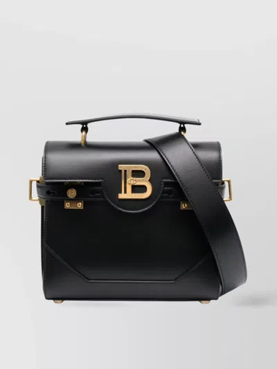 Balmain Adjustable Strap Top Handle Bag In Black