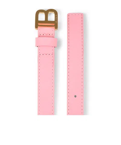Balmain Adjustable Waist Belt In Pink
