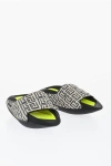 Balmain All-over Monogram B-it Sandals With Chunky Sole In Black