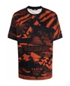 Balmain All Over Printed T-shirt With  Logo In Black