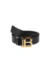 Balmain Alphabet Belt In Black