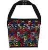 Balmain Halterneck Top In Pop Monogram Knit In Multicolor