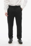 Shop Balmain Animalier-motif Pants With Turn Ups