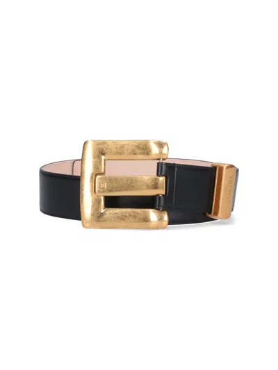 Balmain Anthem Belt In Black