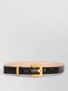 Balmain Anthem Calfskin Belt Adjustable Length In Black