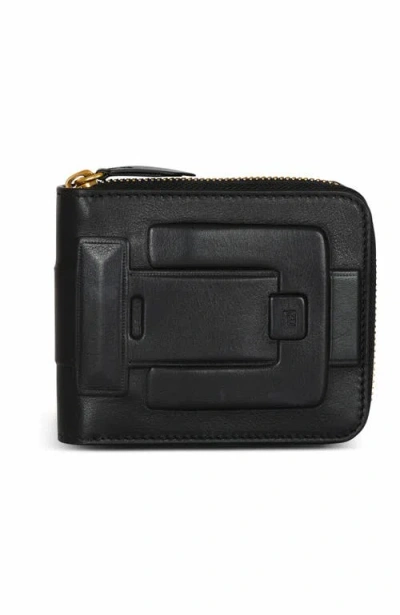 Balmain Anthem Calfskin Leather Wallet