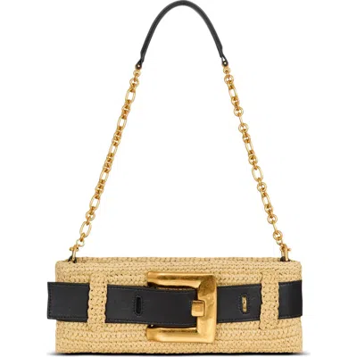Balmain Anthem Clutch Bag In Nude
