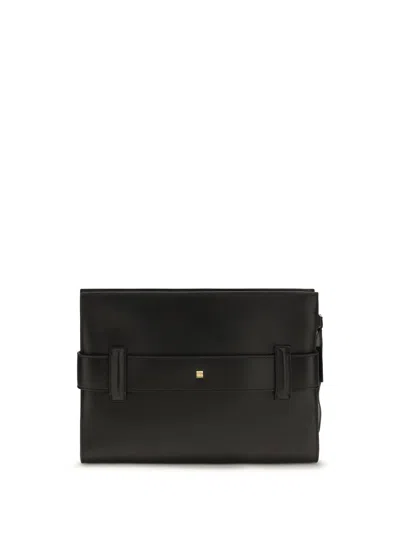 Balmain Anthem Clutch In Black