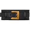 Balmain Anthem Calfskin Leather Clutch In Black