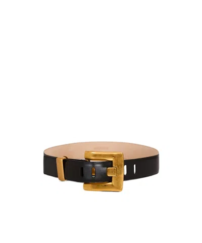 Balmain Anthem Leather Belt