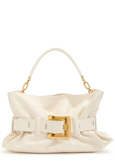 BALMAIN BALMAIN ANTHEM MEDIUM LEATHER SHOULDER BAG