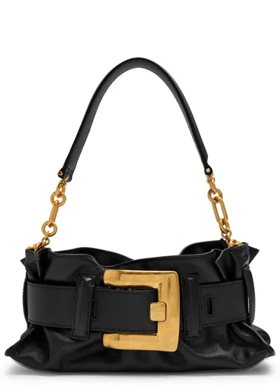 BALMAIN BALMAIN ANTHEM MINI LEATHER SHOULDER BAG