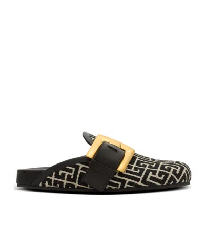BALMAIN BALMAIN PB MONOGRAM ANTHEM SLIDES