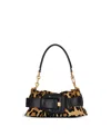 Balmain Anthem Ponyskin-style Leopard Print Bag In Brown