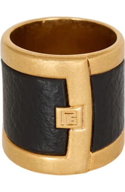 Balmain Anthem Ring In Gold