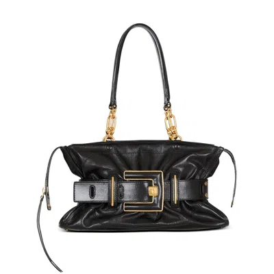 Balmain Anthem Shoulder Bag In Black