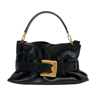 Balmain Anthem Shoulder Bag  Black