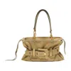 Balmain Anthem Shoulder Bag In Brown