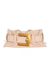 Balmain Anthem Shoulder Bag In Nude