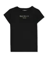 Balmain Logoed T-shirt In Black
