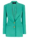 BALMAIN AQUA DOUBLE-BREASTED BLAZER