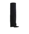 Balmain Ariel 120mm Pointed-toe Boots In Black