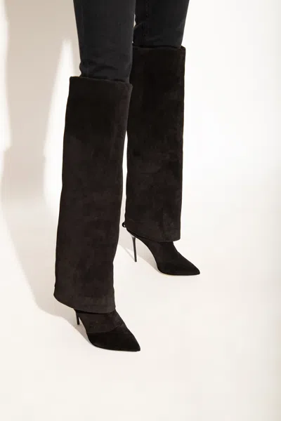 BALMAIN BALMAIN ‘ARIEL’ HEELED BOOTS IN LEATHER