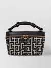Balmain Army Vanity Case Gold Hardware In Black