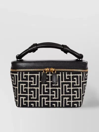 Balmain Army Vanity Case Gold Hardware In Black