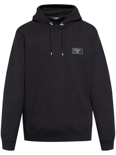 BALMAIN BALMAIN ASH GREY HOODIE