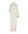 Balmain Asymmetric Knitted Cape In Neutral