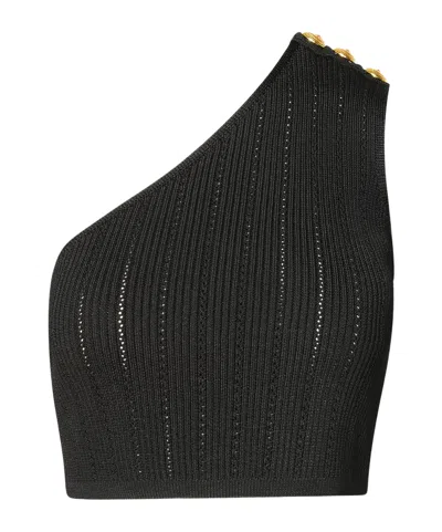 BALMAIN BALMAIN ASYMMETRIC KNIT TOP