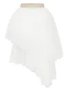 Balmain Paris Kids Skirt In White