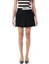 Balmain Asymmetric Mini Skirt