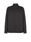 Balmain Long-sleeve Concealed-fastening Shirt In Black