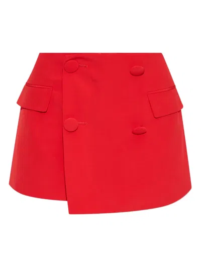 BALMAIN ASYMMETRIC SHORTS