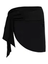 Balmain Asymmetric Tie Sarong In Black