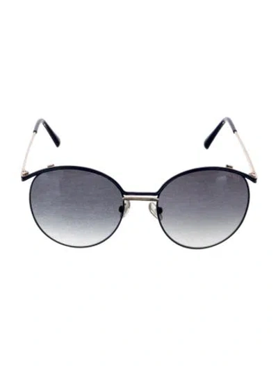 Pre-owned Balmain Aviator Gradient Sunglasses In Multi