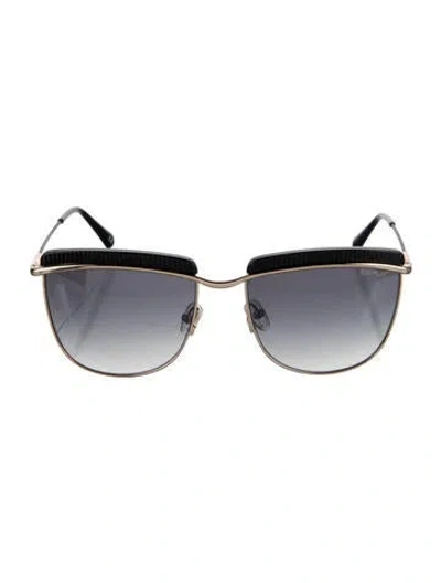 Pre-owned Balmain Aviator Gradient Sunglasses In Multi