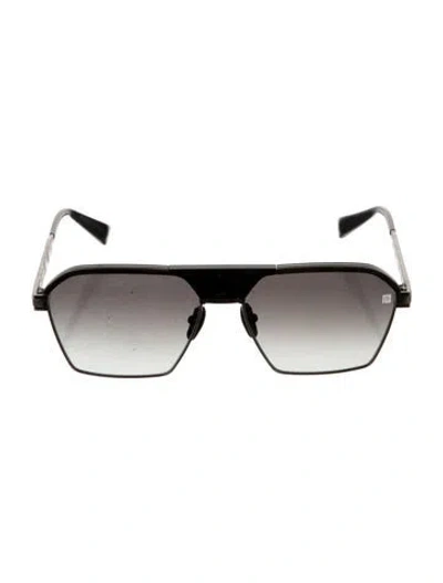 Pre-owned Balmain Aviator Gradient Sunglasses W/ Tags In Black
