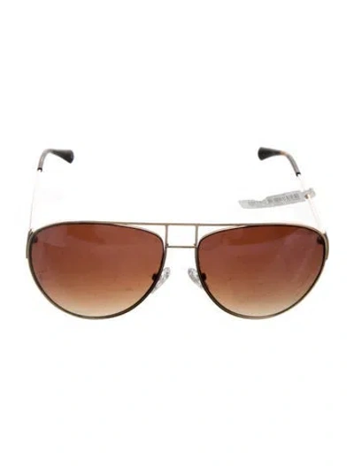 Pre-owned Balmain Aviator Tinted Sunglasses In Multi
