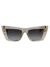 Balmain B-eye Gradient Acetate Cat-eye Sunglasses In Gry - Gld